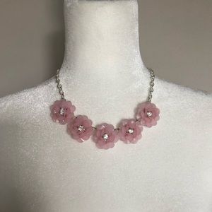 Pink Rose Statement Necklase🌸
